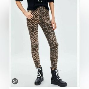 Zara leopard pants